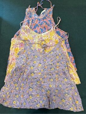 3 Flowy Boho Tank Tops Bundle